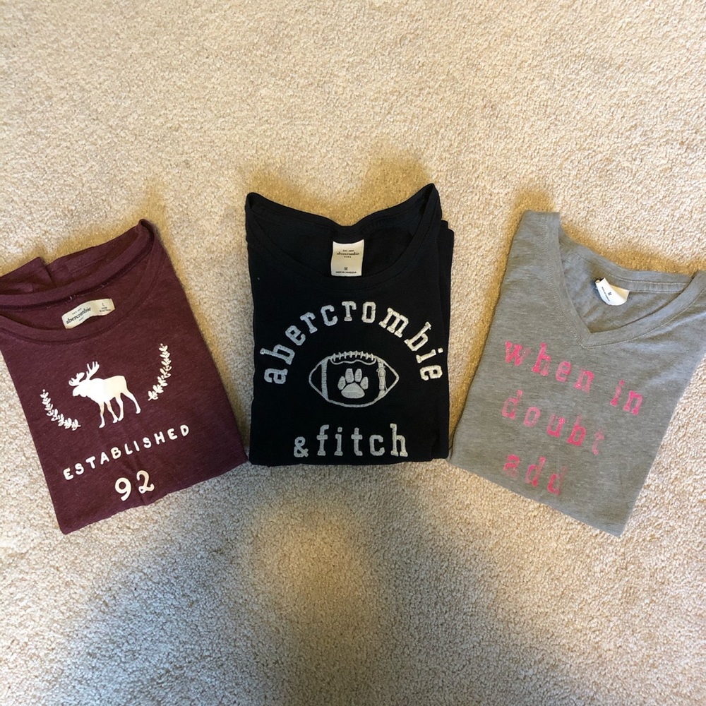 3 Abercrombie Shirts